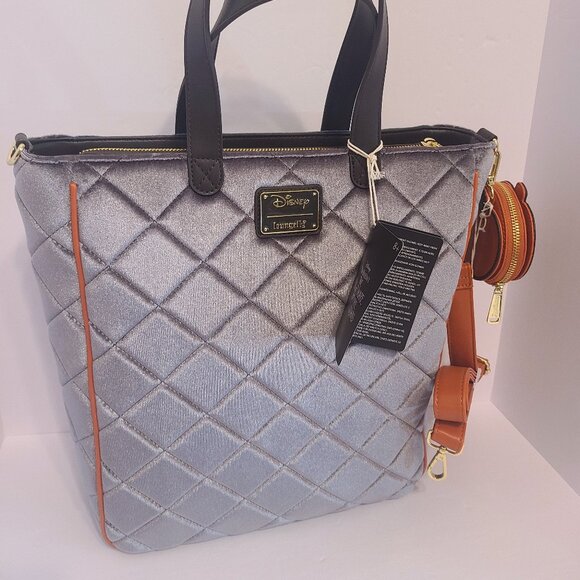 Disney Loungefly Nightmare Before Christmas Jack & Sally Tote Bag - Picture 4 of 11